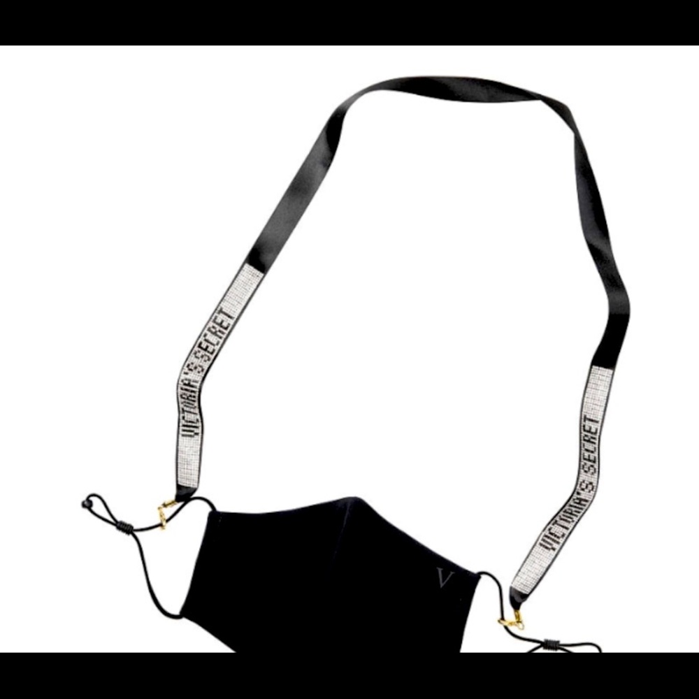 Victoria’s Secret BLING MASK HOLDER LANYARD HTF